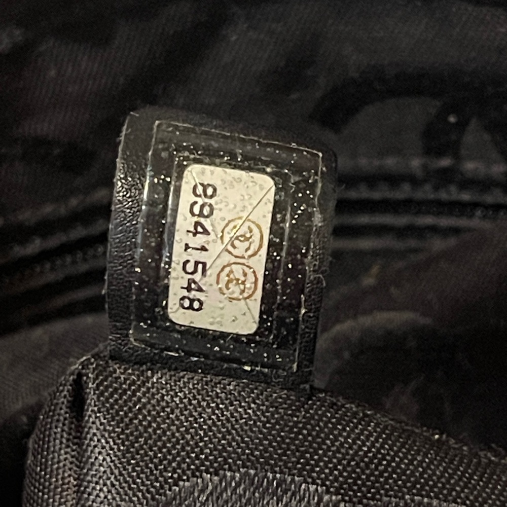 Authentic Chanel Cambon crossbody quilted Pink & black lambskin Y2K EUC - Picture 11 of 16